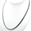 Ожерелье GE Double Kihei, 4 среза, ширина 50 см, нержавеющая сталь [Silver One] [Silver 7 мм] и т. д.. Мужской