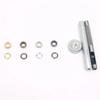 200sets Metal Eyelet Grommet Punch Installer Tool Set for Belt Clothes Canvas Curtains Shoes Tent Tarpaulins Pliers Set 6mm