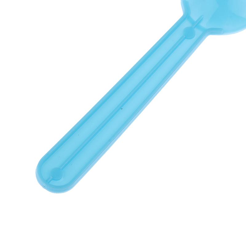 50 шт. Пластиковая ложка для десерта, ложка для мороженого, семейные ложки, пластиковые ложки для супа, симпатичная дегустационная ложка, отлично подходит для вечеринок, столовые приборы