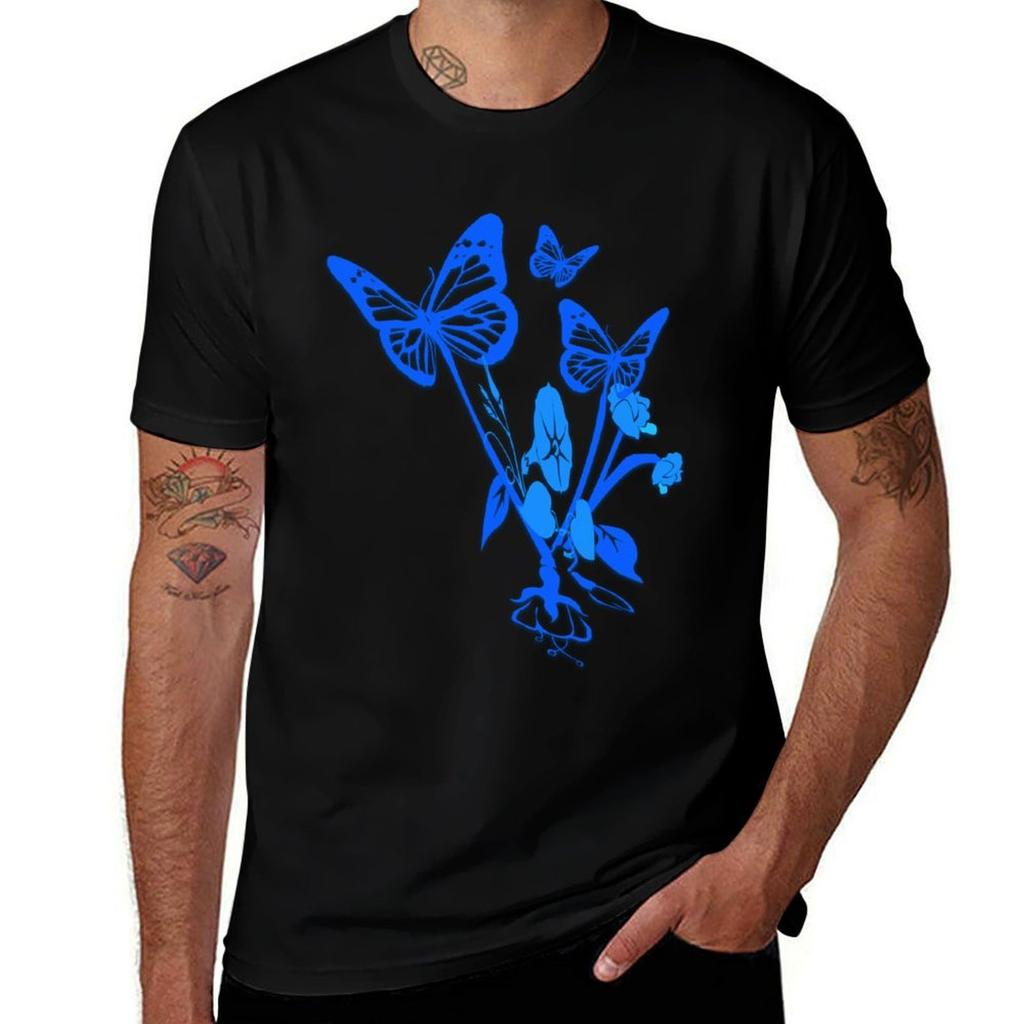 Butterfly TShirt Sweat Resistant Workout Tee Shirt