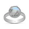 Natural Rainbow Moonstone Ring 925 Sterling Silver Oval Shape Gemstone Handmade Prong Set Ring For Women & Girls
