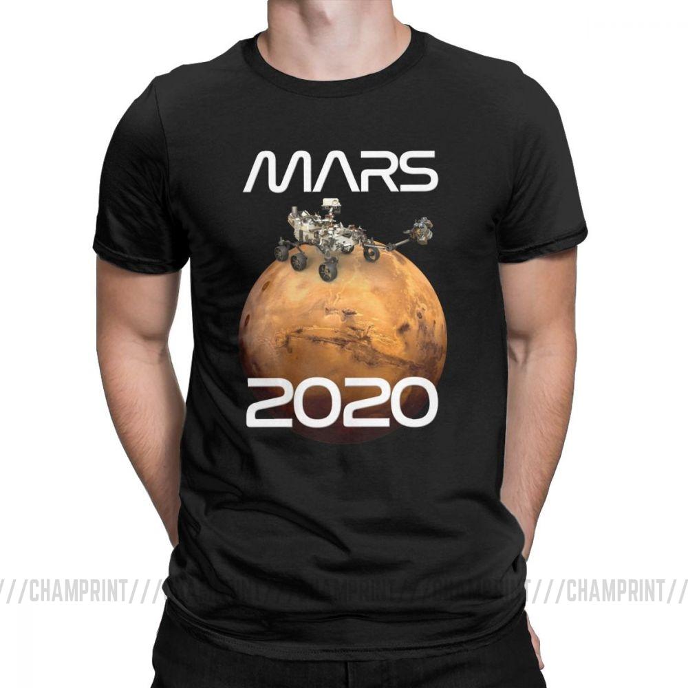 Rover Mission T Shirt For Men Space Explorers Occupy Short Sleeve Awesome Tees