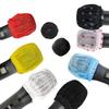 450-Piece Microphone Covers, Microphone Sponges, Antibacterial Microphone Covers, Noise Reduction, Ball-Shaped, Multicolored Non-Woven Fabric Cover Ca