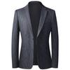 Autumn and Winter Elastic Men's Suit Middle-aged and Young Korean Version Slim Suit