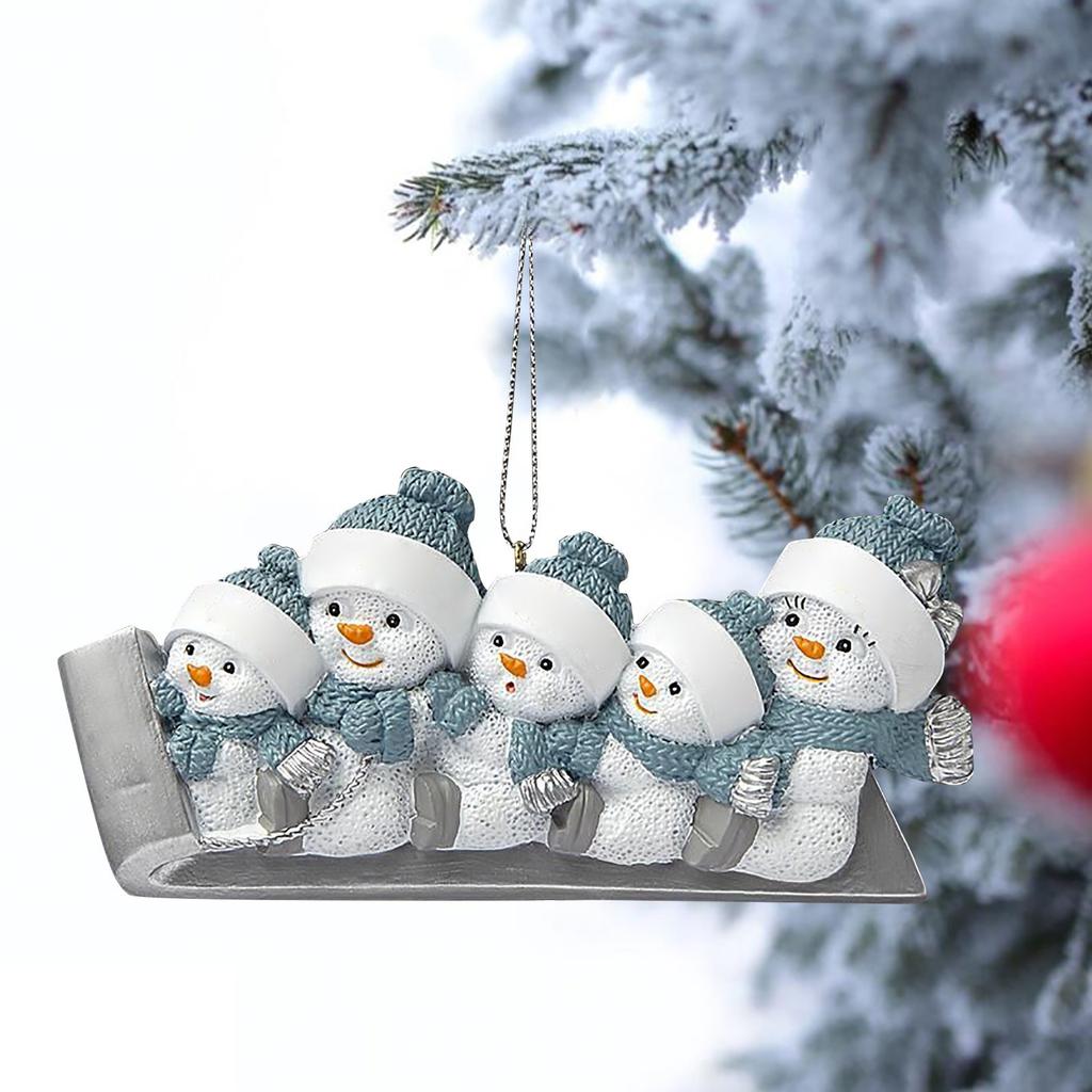 Персонализированные творческие сохранившиеся семейные орнаменты на рождественскую тематику, украшения для праздничных вечеринок