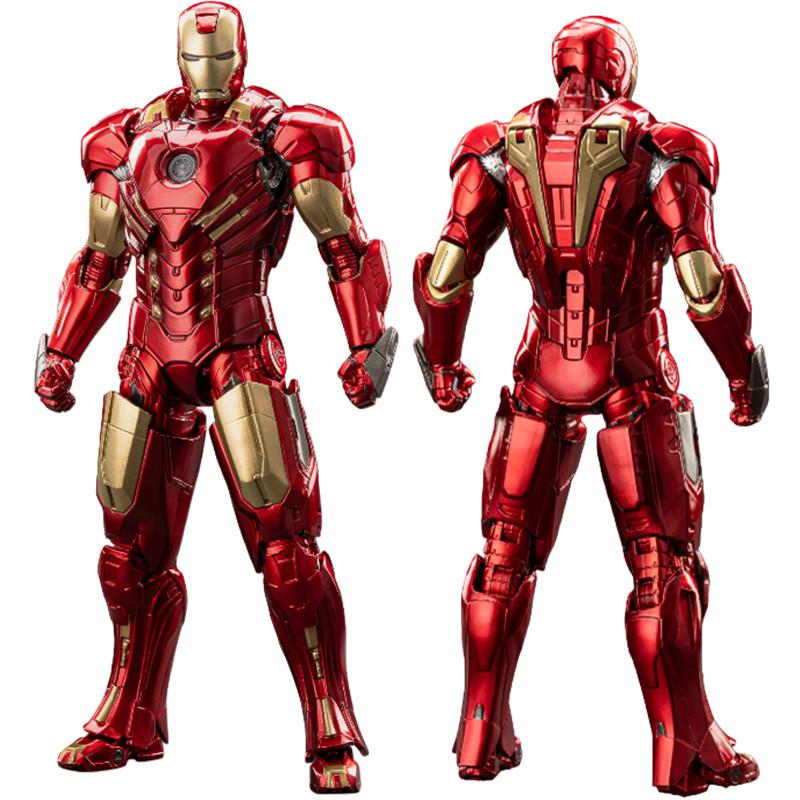 Zd Toys Железный Человек Легенда Тони Старк Mk08 Mk13 Фигурка Действия Игрушка Коллекционная Периферийная Модель Подвижные Сочленения Украшение Подарок на День Рождения