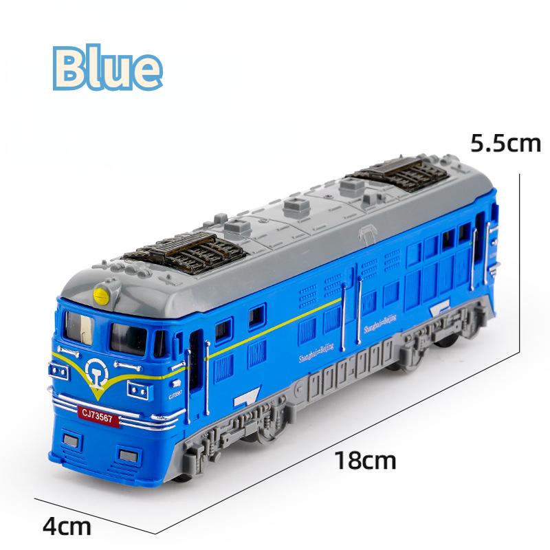 Model Train Inertia Car Toy, Kids Toys Rail Diecast Vehicle Toy Models, Educational Simulation Scale Traffic Cars, Children Gift