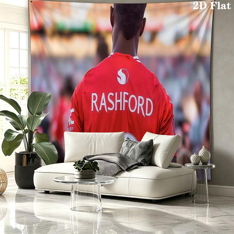 Rashford Wall tapestry, aesthetic printed fabric blanket, suitable for bedroom, living room, and home decor.