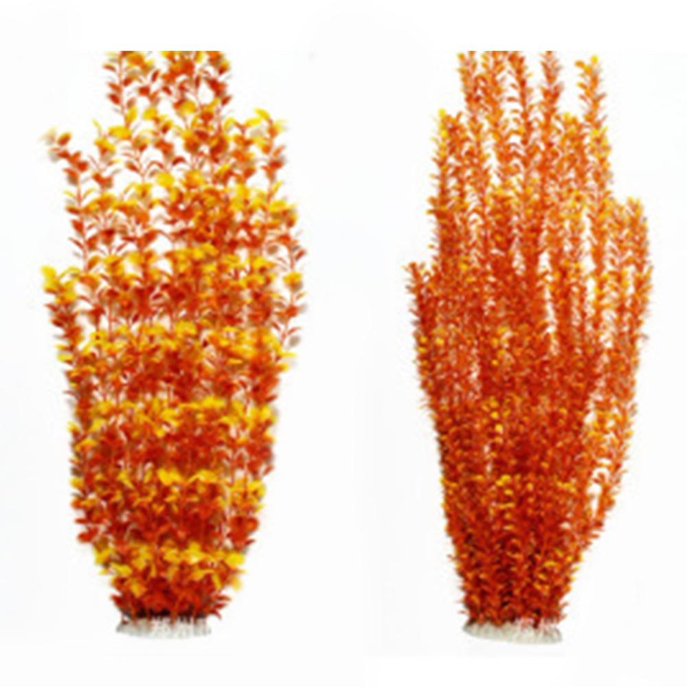 2 шт. Очень большие искусственные растения для аквариума, высокие украшения для аквариума, декор для аквариума