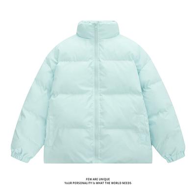 Зимние парки женские повседневные однотонные свободные толстые теплые куртки пальто воротник-стойка женские пуховые верхние одежды Chaquetas Parkas Mujer