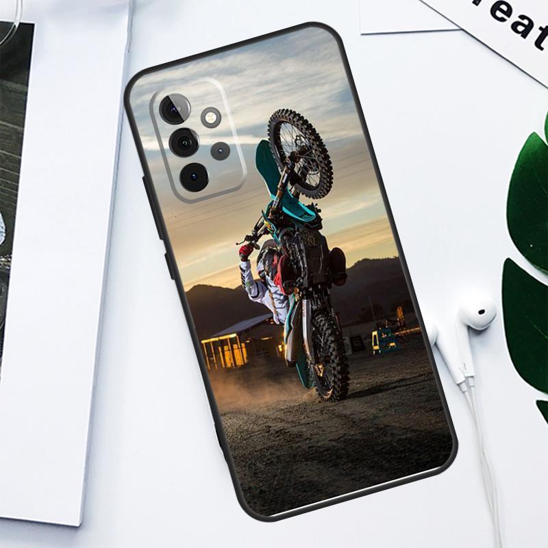 Мотоцикл Мотокросс Спорт Для Samsung Galaxy A13 A53 A33 A54 A34 A14 A55 A35 A15 A05 A06 A16 A22 A32 A52 Чехол для телефона