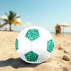 1PC Abstract Green Soccer Ball Size 5 Football Machine Sewn Indoor/Outdoor Universal Football A113