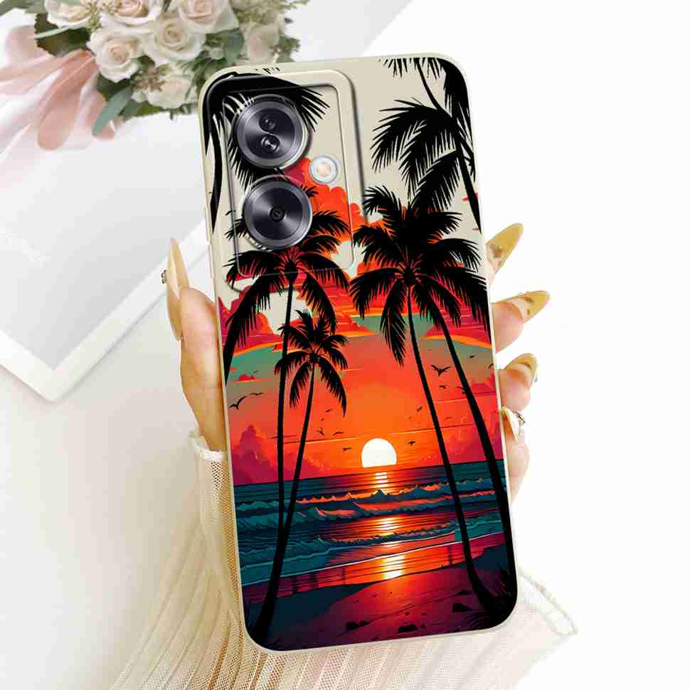 For Oppo A79 5G Case Cartoon Cat Retro Style Silicone Cover For Oppo A79 CPH2553 CPH2557 Shockproof Phone Cases Bumper