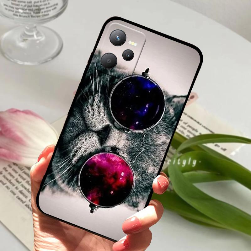 Чехол для OPPO Realme C35 Narzo 50A Prime RMX3516 с рисунком Льва и Тигра, противоударный силиконовый чехол для телефона для Realme C31, бампер, Fundas
