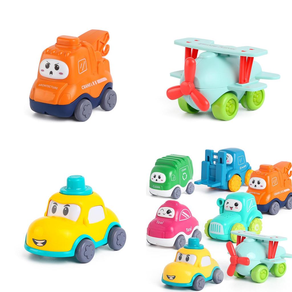 Childrens Inertia Toy Cars Set With Interactive Engineering Vehicles For Preschool Play