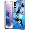 Чехол для телефона Samsung Galaxy S24 Ultra S23 FE S22 S20 S21 5G S10 S9 Plus S10E S8 Прозрачный Косатка океанская милая косатка