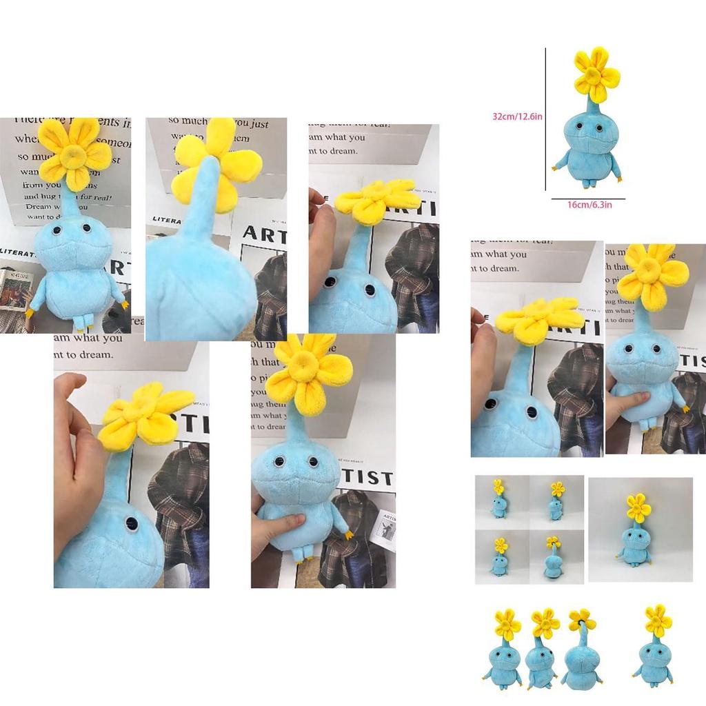 Плюшевая игрушка Пикмин Оатчи Собака Очаровательный дизайн Медведь Короткий плюш Без мультяшного рисунка Космическая тематика Наполнитель из полипропиленового хлопка