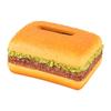 Charming Burger Tissue Box Living Room Coffee Table Plastic Paper Towel Storage Box for Kitchen Dining Room