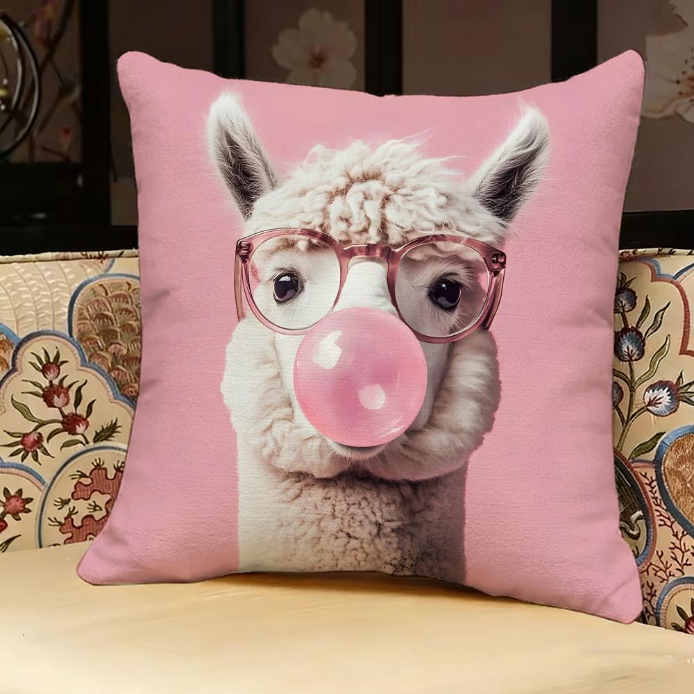 Animals That Blow Bubbles Pillow Case Pillowcase Doublesided Printed Sofa Cushion Bedroom Headboard Pillow