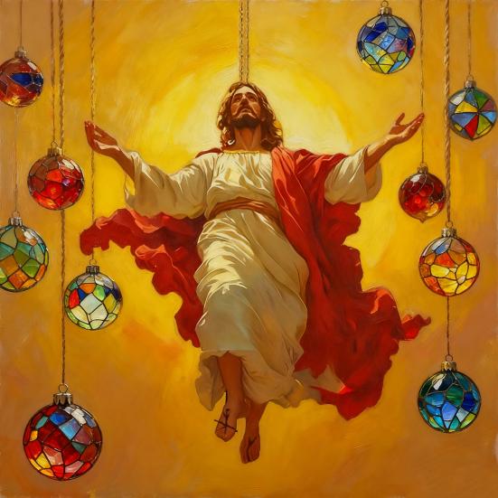 2D Акриловое украшение Иисус Христос Подвесной декор на зеркало заднего вида автомобиля Религиозный подарок для христиан Ретро Аксессуары для веры