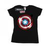 Womens/Ladies Captain America Turntable Cotton T-Shirt