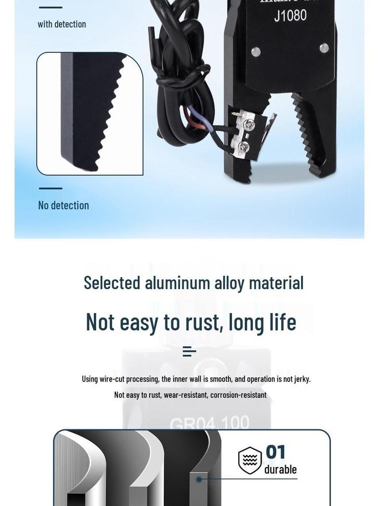 Pneumatic Mini Grippers: A/B/C/E Robot Arm Clamps for Injection Molding (J1060/J1080).