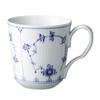 [Оригинальный импорт] Royal Copenhagen Синий с цветочным узором, простой, пара кружек, маленькие, 280 мл, Подарок на свадьбу, Подарок 1017171