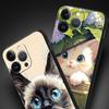 Daily Life of Cute Cats Phone Case For iPhone 17 16 15 Pro Max 11 12 13 14 7 8 Plus SE 2020 X XR XS Cover Soft Black