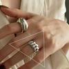 925 Silver Rings New Party Jewelry Vintage Charm Double Layer Geometric Nail Design Accessories Gift Dropship