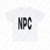 NPCOversized Harajuku Letter Print Casual Y2K Cotton Tshirt Men Clothes ONeck Hiphop Punk Streetwear Short Sleeve Top Summer