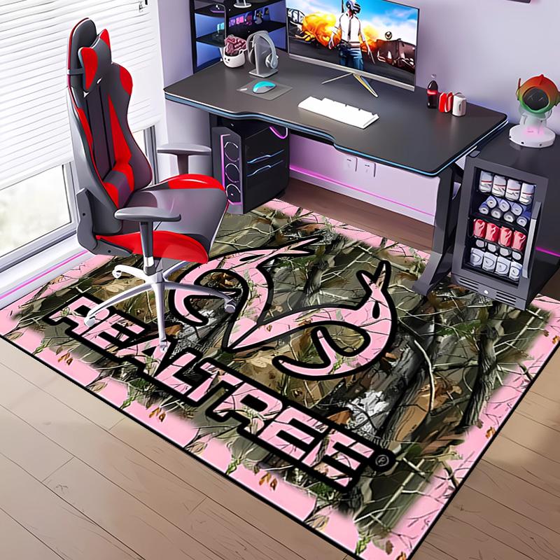 1pc Realtree Outfitters Decal Entrance Mat, Non-Slip Mat Area Rug,Room Decor, Outdoor Decor, Kitchen Rug,Doormat - Machine Washable, Easy to Clean