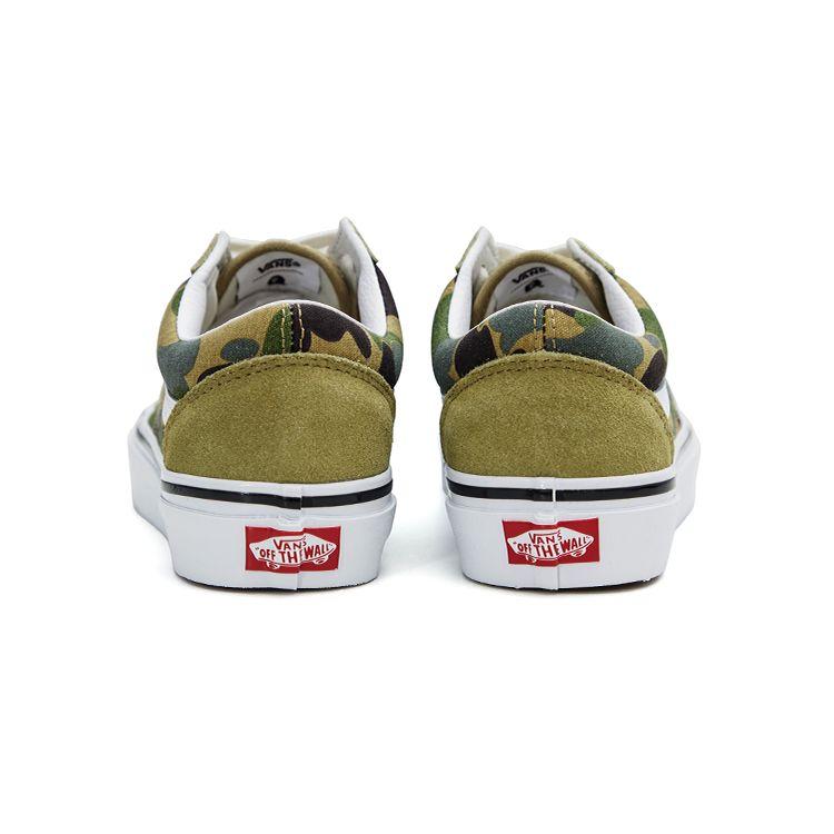 Vans BAPE X Old Skool 36 DX Green Camo Unisex Sneakers Abc-Camo VN0A54F37BE
