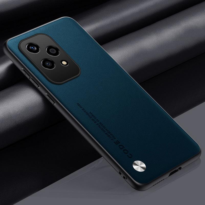 Plain Leather Case For Honor 200 Lite 100 Pro 90 Lite 80 Honor X8B X9B X6A Luxury Hard Phone Protect Cover Fundas