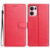 For Oppo Reno13 Pro 5G Leather Case Wallet Stand Phone Cover with Handy Strap
