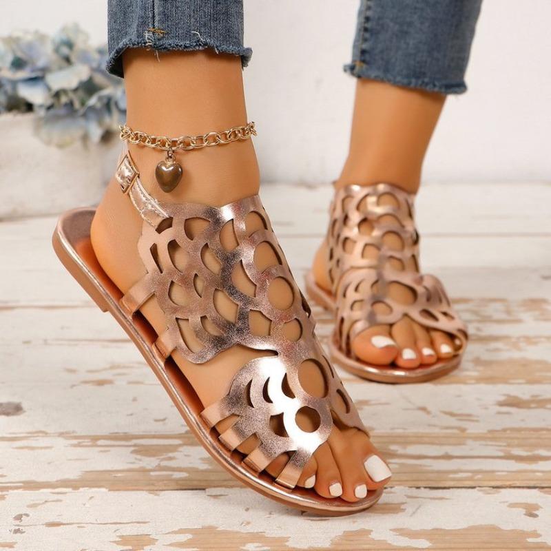 Летние новые плоские сандалии с бабочкой и отверстием для пальцев женские одно слово клип носок уличные пляжные женские классные тапочки