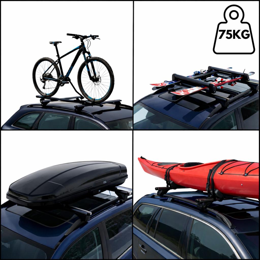 Roof rack for rails CHRYSLER Grand Voyager V MPV 2008-2015