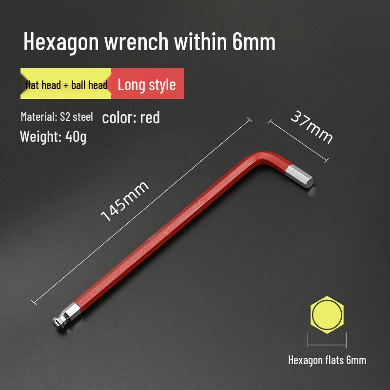 Промышленный набор цветных шестигранников Bangyuan (1.5-10ММ)