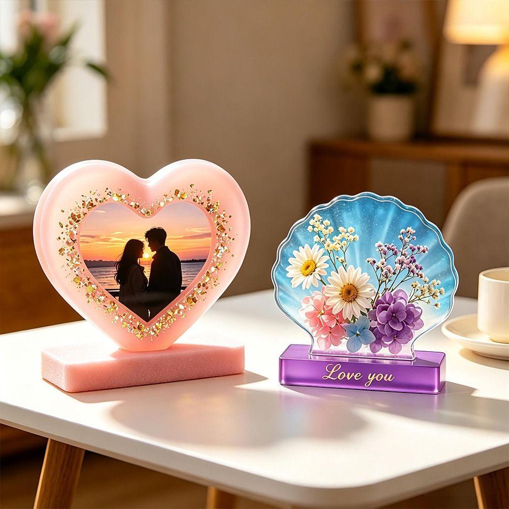 Heart Shape Resin Mold Creative Crafts Casting Molds Silicone Mold Desktop Decoration