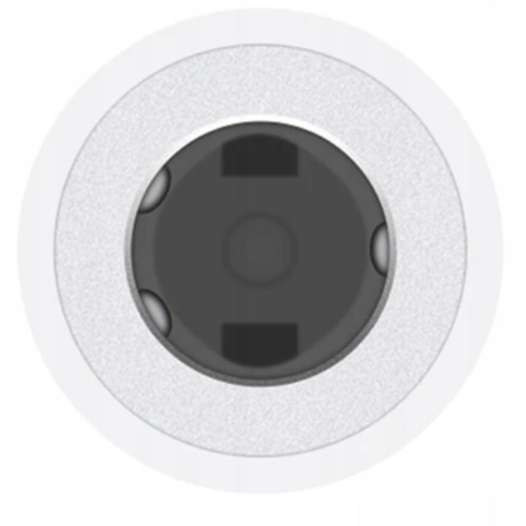 Adapter To Lightning Mini Jack 3.5mm Iphone 7 8 X 11 Adapter White