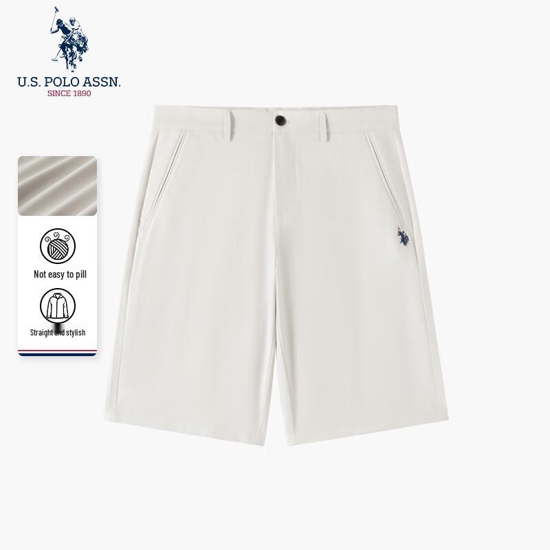 U.S. Polo Assn. Мужские шорты прямого кроя в стиле business casual