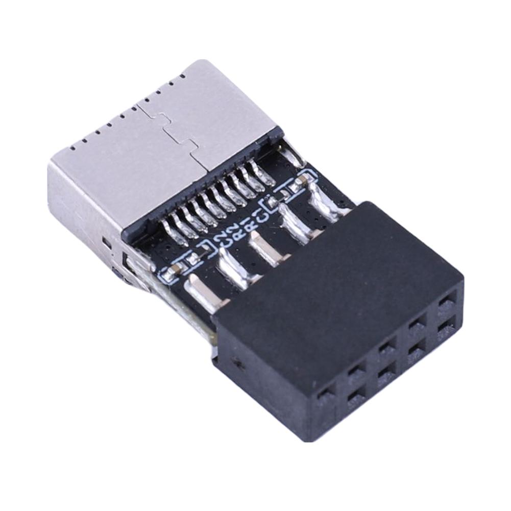 3/5Pcs Motherboard USB 2.0 9Pin To Type-E Connector Plug Play USB 2.0 Expansion Board Motherboard Converter for OS/Windows Linux
