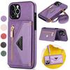 Wallet Side Card With /Lanyard Leather Case For Iphone 14 Pro Max 13 Pro Max 12 Pro Max 11 Pro Max Se 2022 X Xs Max 8 7 6 6s Plus