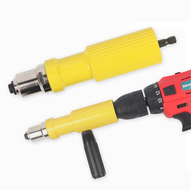 Набор электрических клепальных машин, адаптер для беспроводной клепальной дрели, аксессуары