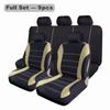 Five-Seat Striped Car Seat Cover for All Seasons