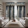 2шт HD цифровая занавеска с принтом серая серия круглая римская колонна украшение дома стиль украшенная гостиная спальня через ro