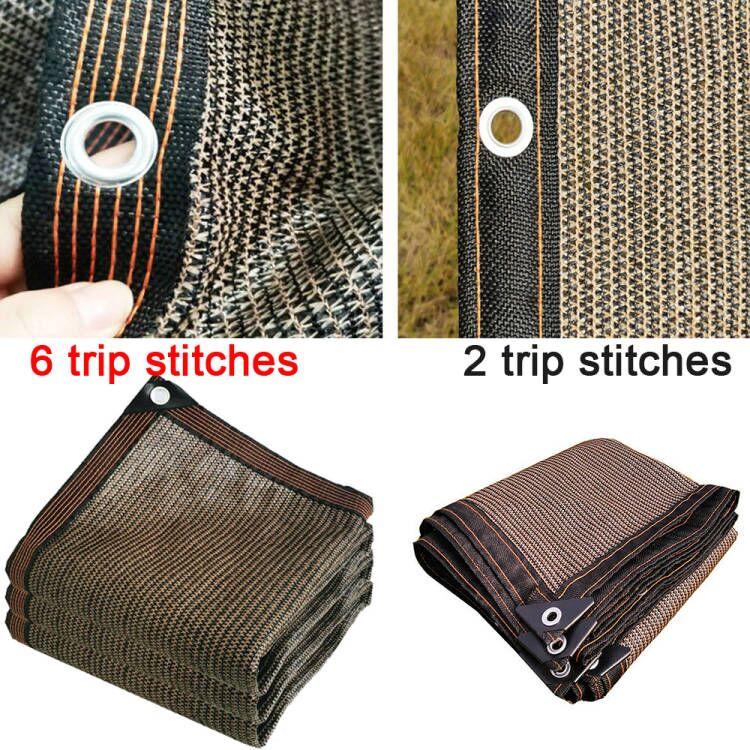 Outdoor Patio Sun Shade Sail Rectangle Garden Sunshade Net Garden Balcony Net Summer Anti-UV Sun Shelter Awning Car Canopy