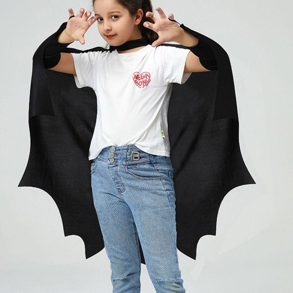 Clothing Props Children Cosplay Costume Dress Up Costumes Bat Wing Cape Personality Party