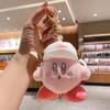 Kawaii Kirby Plush Toys Keychain Pirate Kirbys Keychains Kawaii Room Bag Decor Pendant Baby Girl Holiday Gifts Kids Peluche Toys