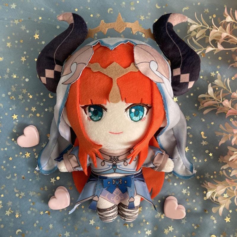 20 см Genshin Impact мягкая кукла Лини Ноэль Казуха Янтарь Сяо плюшевые игрушки Tartaglia аниме Clorinde Kunikuzushi вещи плюшевые куклы Рождественский подарок