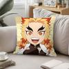 Крутая наволочка K-kyoujurou Rengoku, чехол для подушки, мягкая, милая, накидка на подушку для автомобиля, дивана, наволочка из полиэстера на молнии